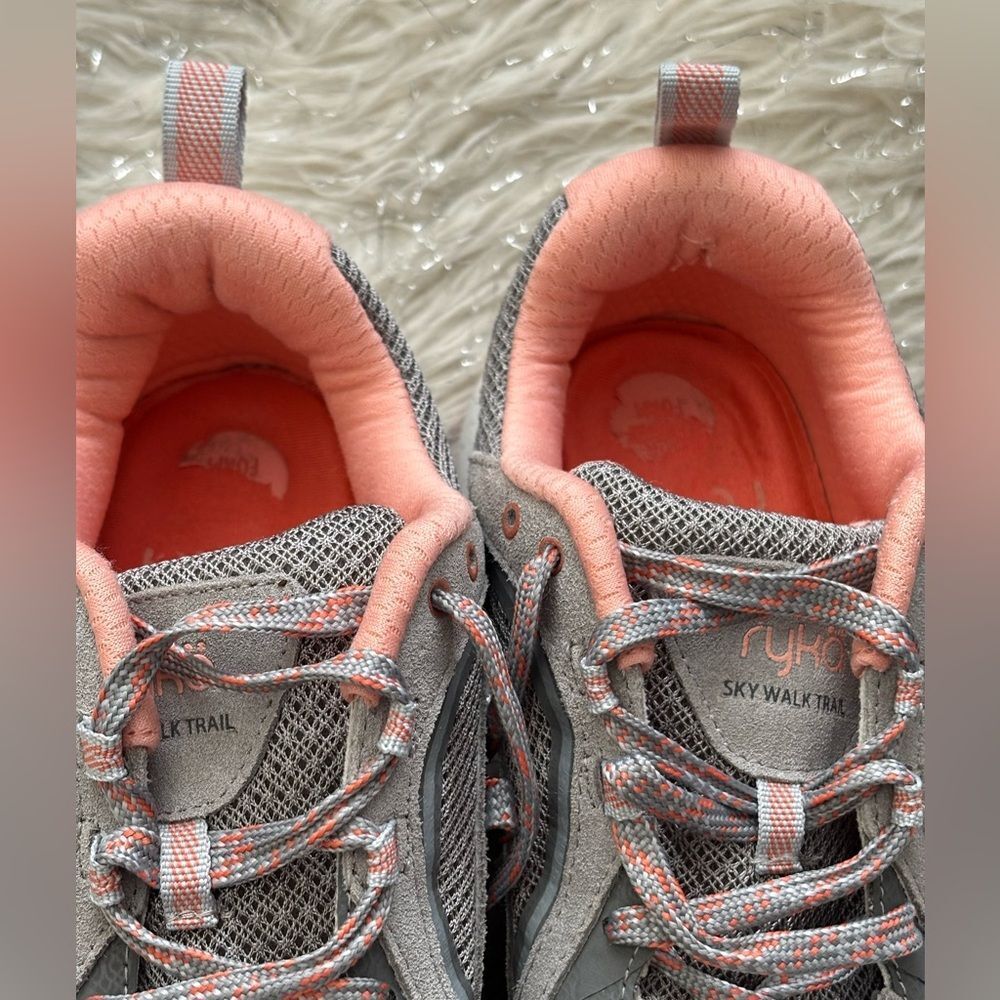Ryka Sky Walk Trail Women's Gray and Pink Paloma Sneakers Size US 7.5M - Picture 9 of 11